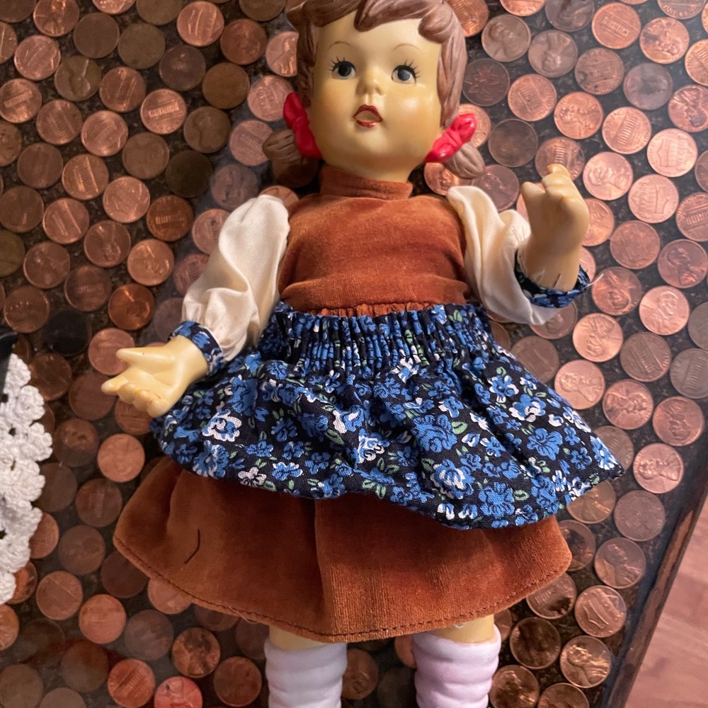 Vintage Oumlet Gretel, Gretel Only, Bisque Porcelain Doll